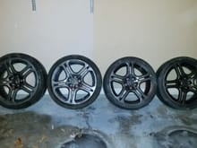 drying.....old tires original to rims