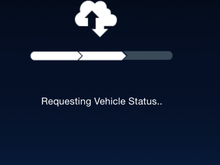 The next screen I get after selecting "Get Vehicle Stauts".
