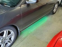 The second set of lights on the car are colored RGB and have never worked reliably. 