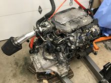 I was happy to see a full J35A8 with engine mounts and ECU in my garage. 

This 2007 Type-S has 147k miles on it.