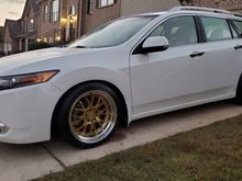 I think the polished lip plus the chrome the car has matches perfectly. I even love the beak. No Honda grill swap for me.