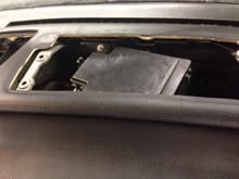 Fuse box hidden under ABS spot in dash