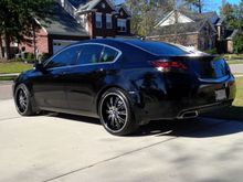 Tinted taillights and rear markers.