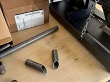 Cut the tubes for the mount.
