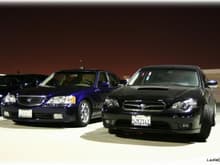 Eric's RL and Kenny's Subaru