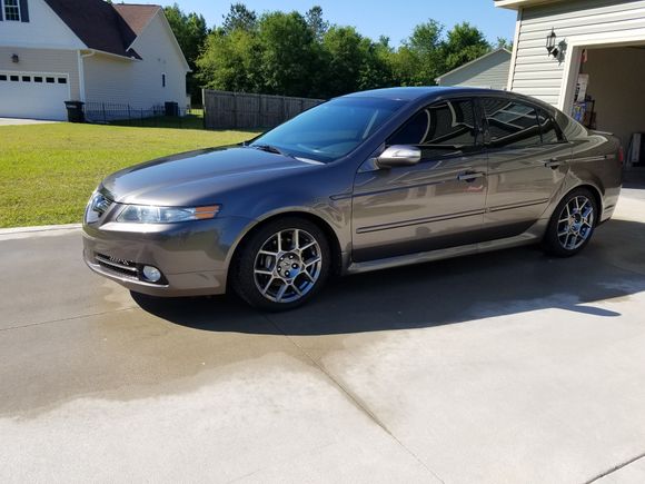 Lowered on tein springs