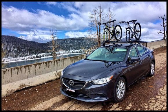 My current ride which always fun to drive despite being a four banger? What?!
This shot from this May on a trip to Utah.