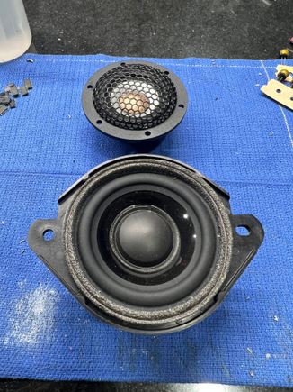 Center channel: Audible Physics (top), OEM (bottom) - from Jesse