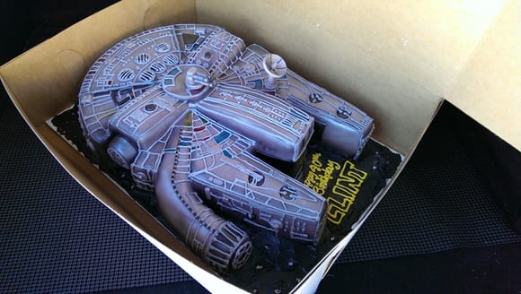The first one is crazy, but the second need no introduction. The Millennium falcon should be a hit this December 16th!