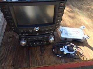 Navigation unit from 07 Type s Comes with gps antenna  and xm tuner (No wire harness, No DVD tuner)