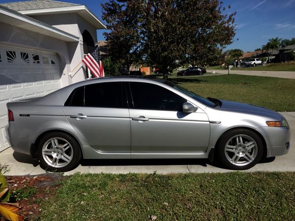 My 2008 TL and my neighbors 2005 TL in the distance