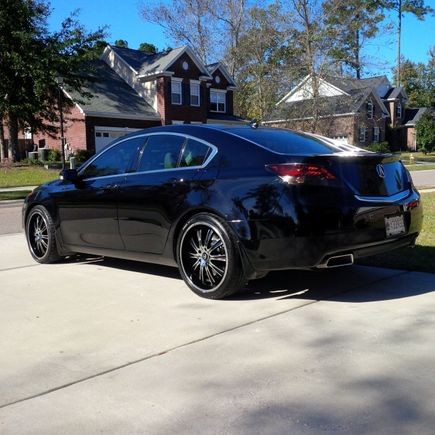 Tinted taillights and rear markers.