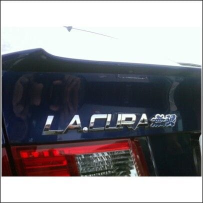 Debadged and ReNamed with a customized touch:La.Cura (*The cure)