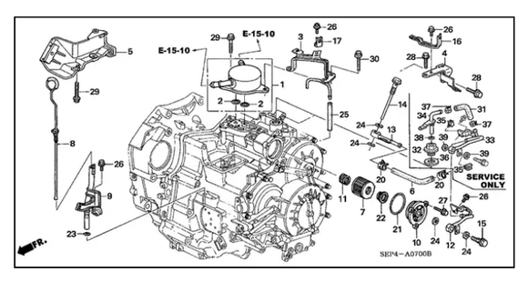 External trans filter #7.