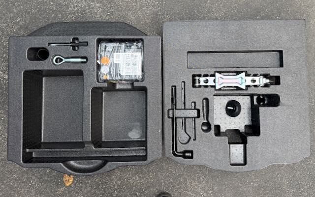 RLX spare tire inserts. Hybrid (left) and ICE (right) are not the same shape.