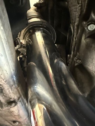 Front header clears perfectly past the subframe.