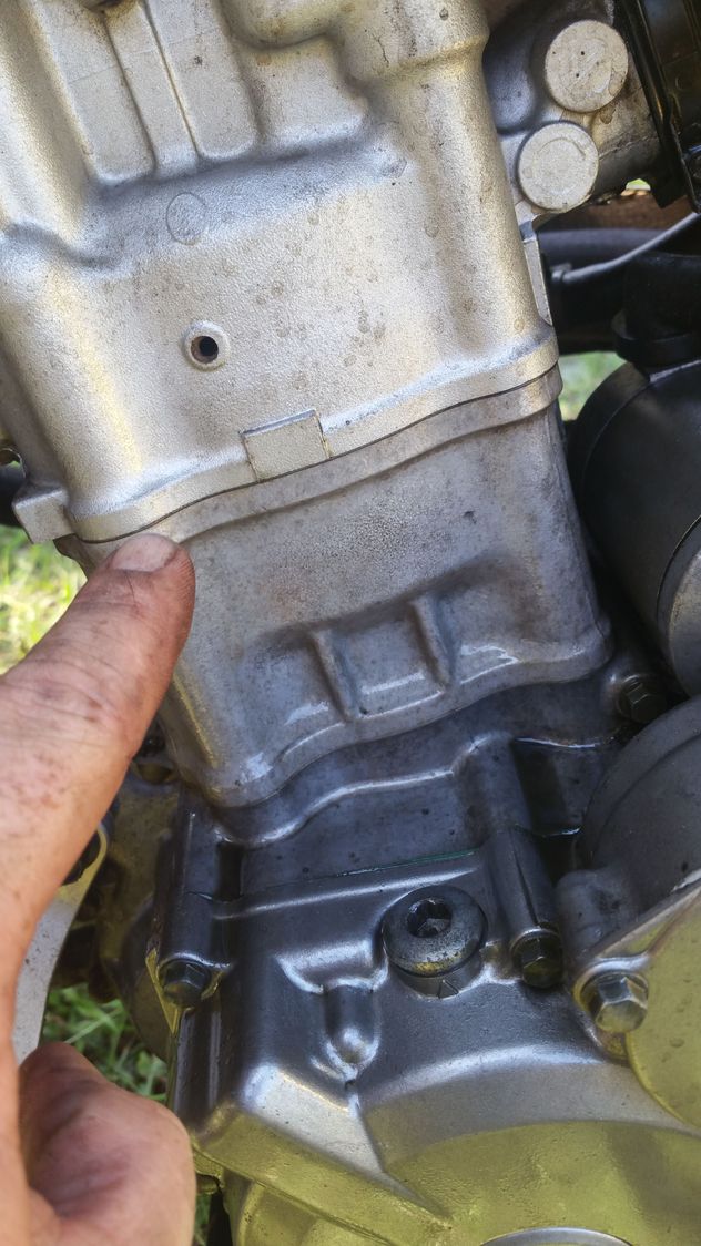 Suzuki ltz 400 oil leak at cylinder base? ATV Enthusiast Community