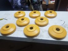 CNC lathe leveling pads.