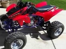 Our present Honda TRX450r 04 FAST with power to spare!