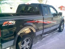 this is a pic of my truck her name is Christine.