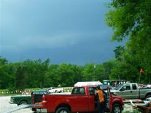 This is a picture i took of an approaching storm that we went riding in.  Notice the sweet F-150, my other toy. 