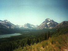 Two Medicine area of Montanas Glacier National Park.                                                                                                                                                    