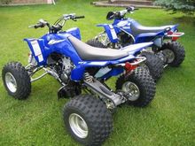 Another angle of the blaster and YFZ 450                                                                                                                                                                