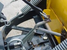 Closeup of blade angle pin spring/strap