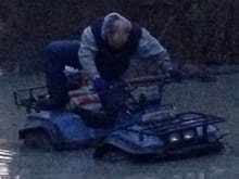 Quadrunner 300cc stuck in the quicksand at 256 rd in Maple Ridge   Low Res