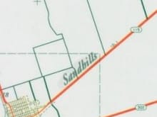 Sandhills Map Kermit, TX