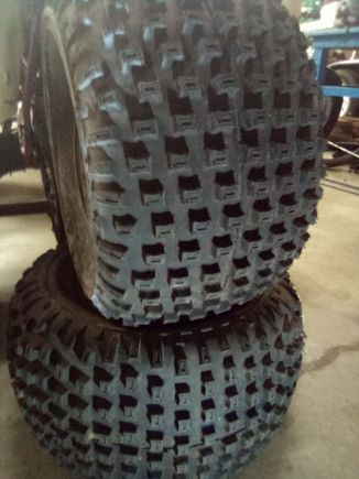 NEW Rear tires ( not mounted, come with quad)