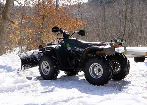 Plow mounted and ready                                                                                                                                                                                  