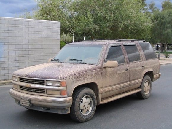 My truck, A 1995 Chevy Tahoe. 