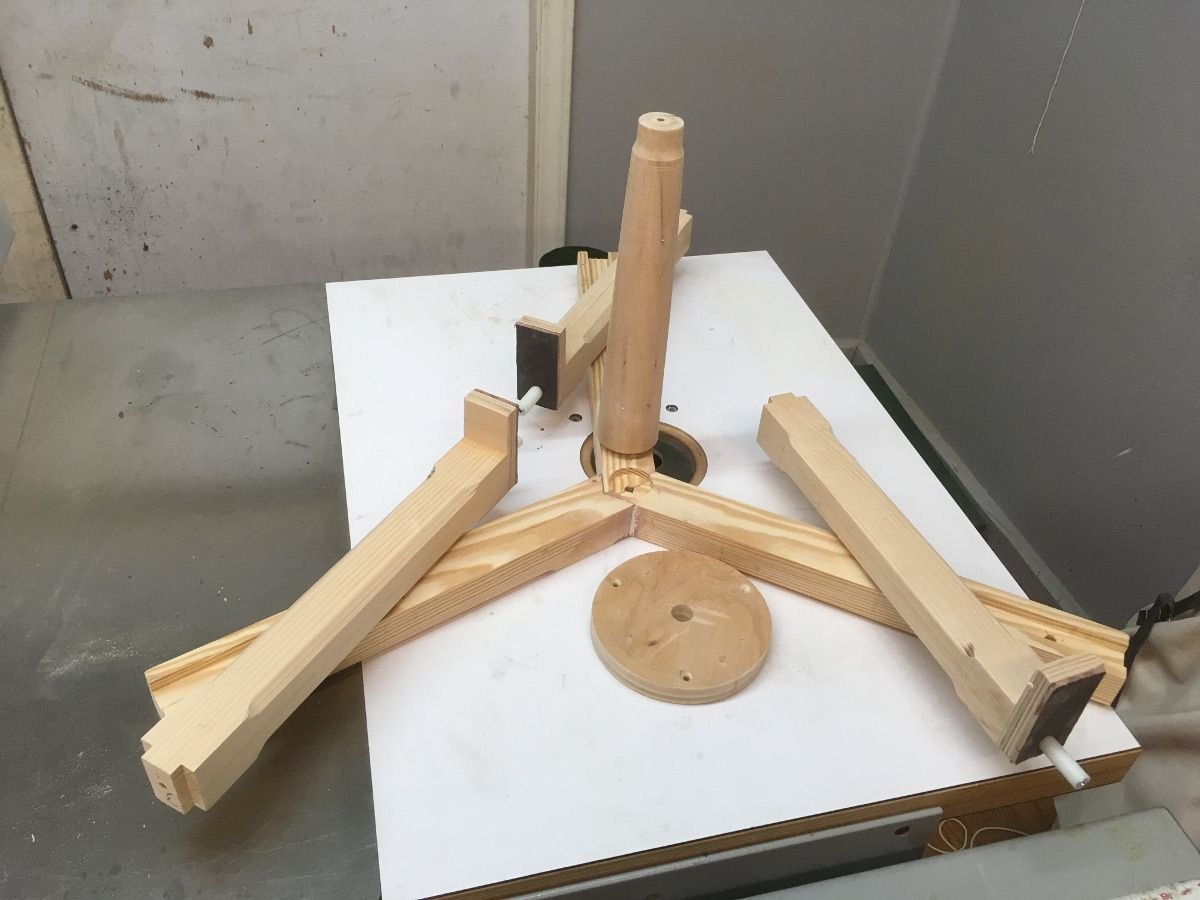 wheel lacing stand