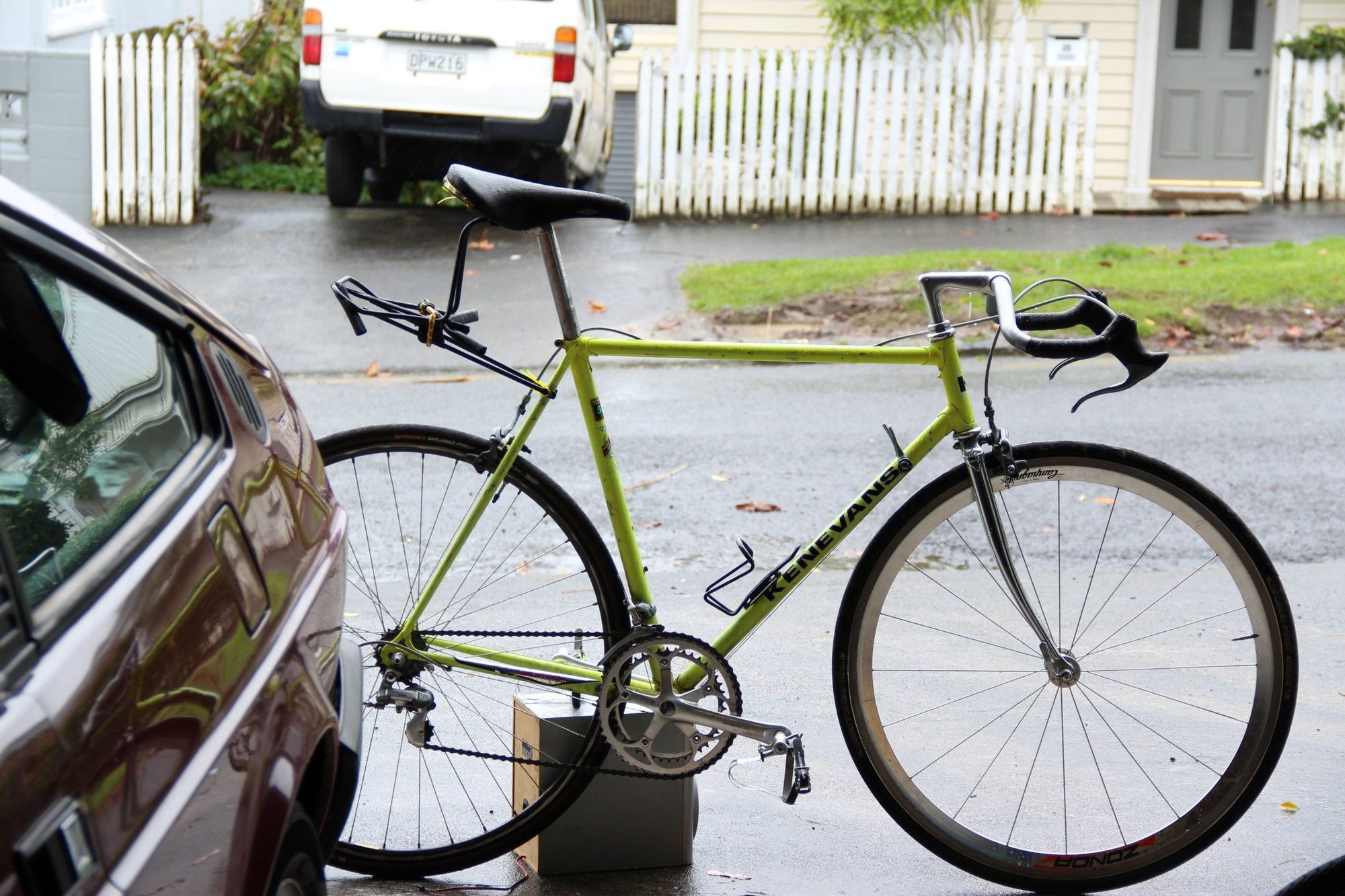 bike with big handlebars