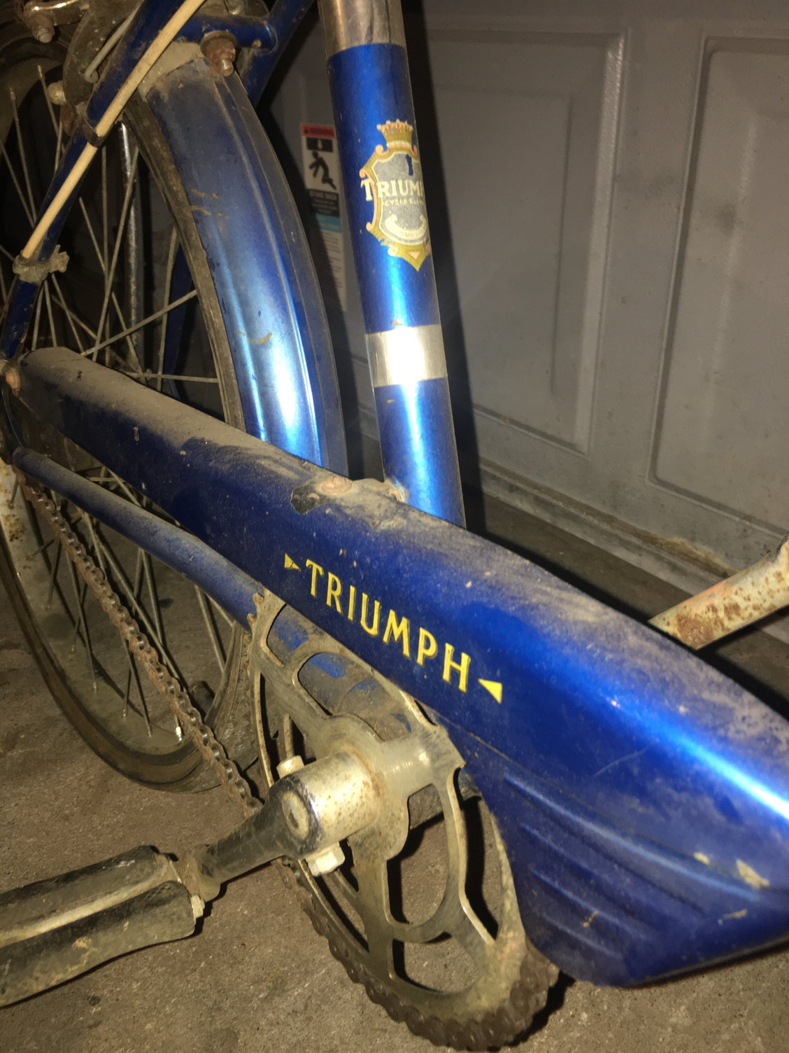 triumph vintage bicycle