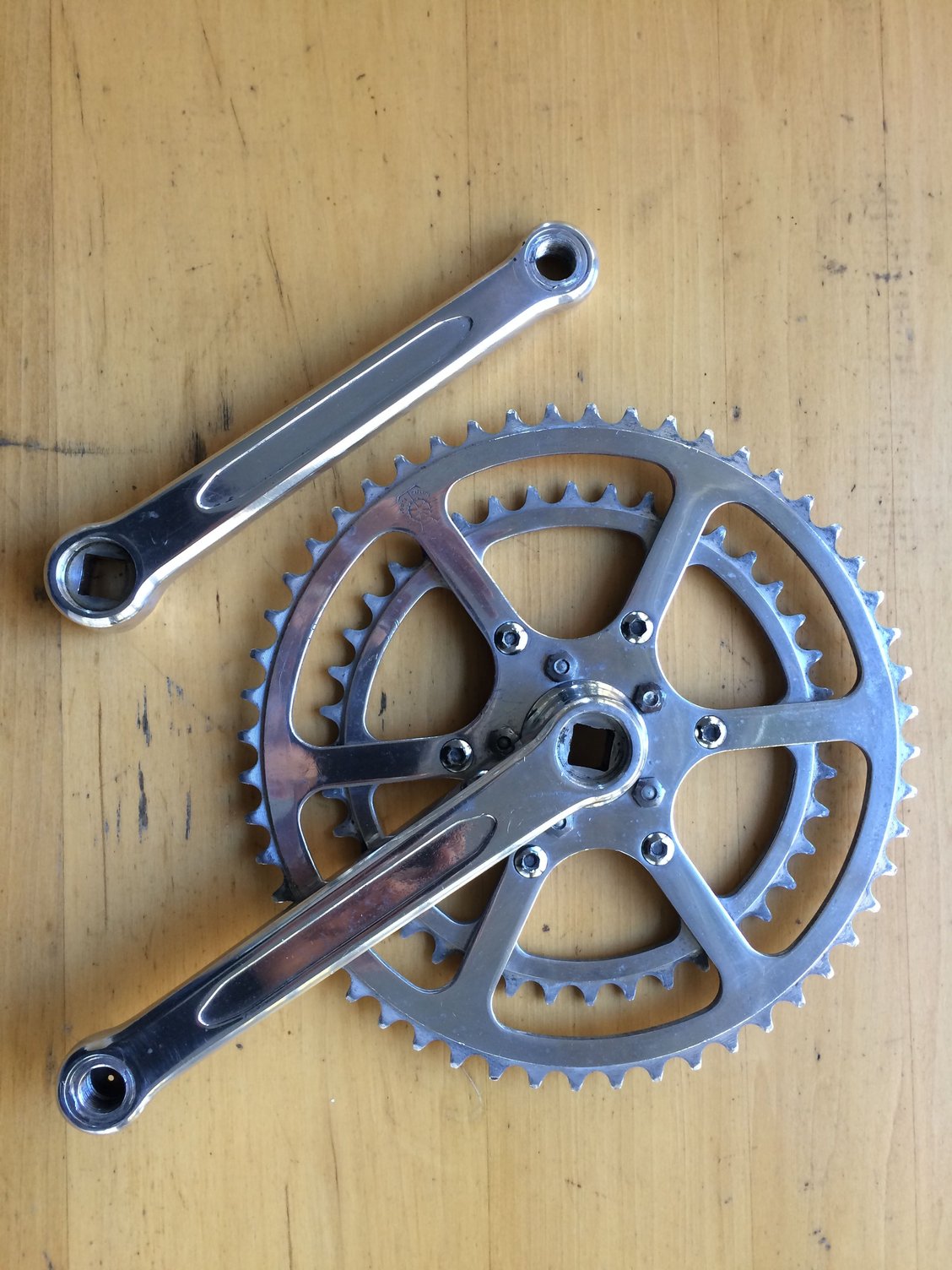 TA Specialites crankset, French threads Bike Forums
