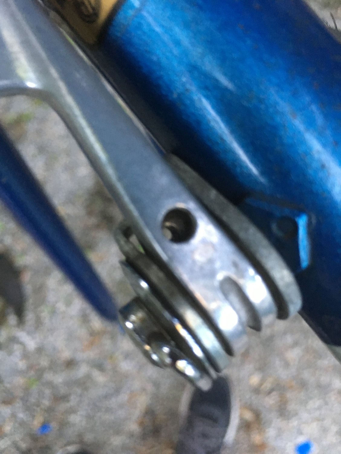 Nub stuck in friction shifter Bike Forums
