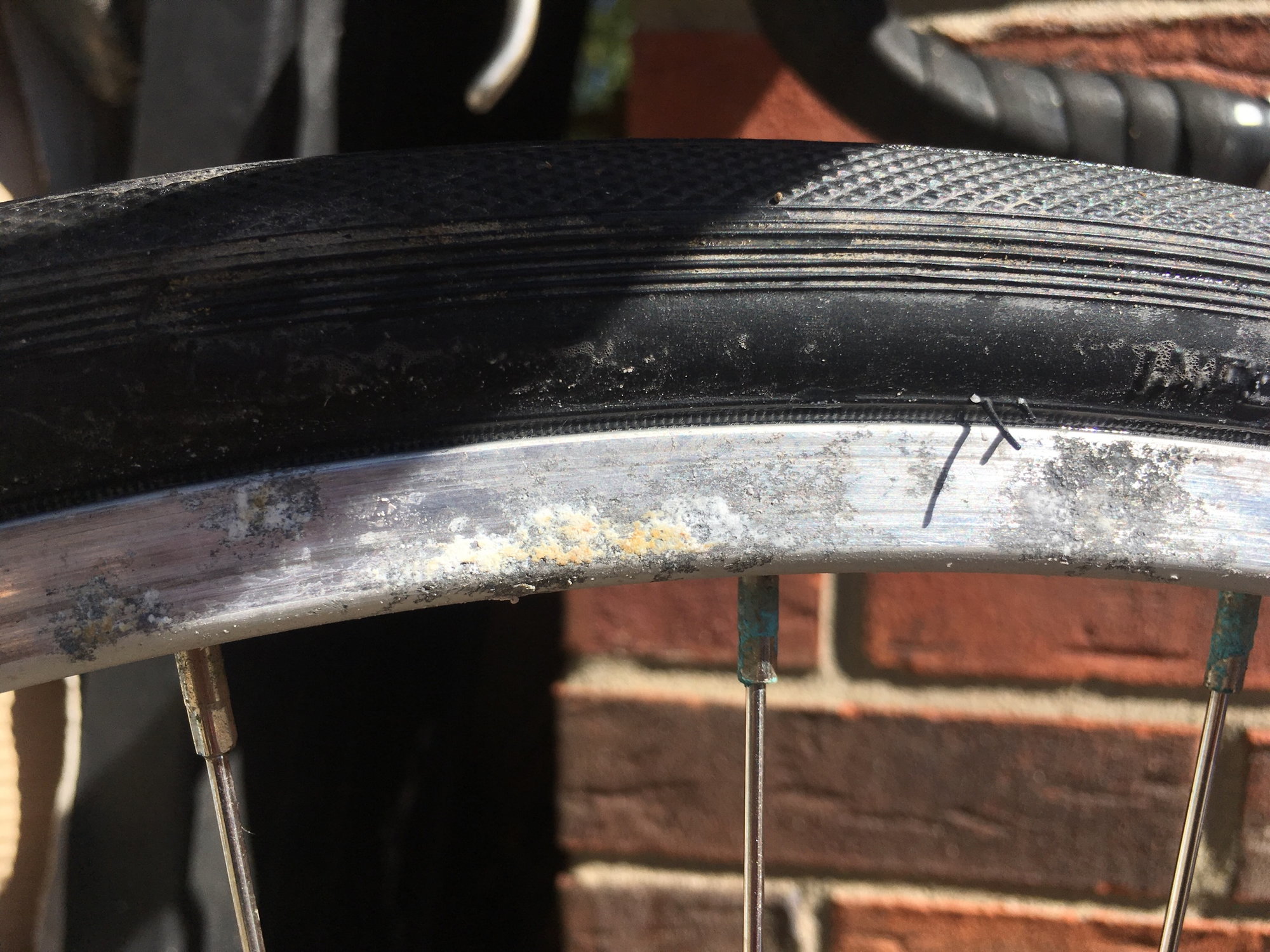 How to clean this aluminum rim? - Bike Forums