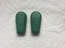 Warm water soak to make them compliant over the shifters.  No longer compliant/soft at room temp. Feel thick. 