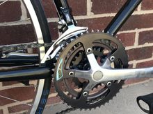 Sakae SXC crank 170 mm; 28-38-48 “Roundtech” rings. 