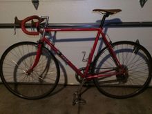 C-T 57cm Miyata 710 1986
Needed a longer seat tube




