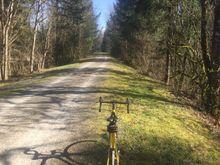 Hardpack with scarce gravel is nice, too.