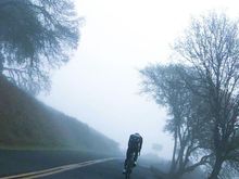 Two weeks ago - thick fog BELOW 1500 ft.