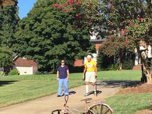 Note the bicycle ornament in the foreground. My wife knows how to capture things!