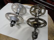 Left is after cleaning and right is before.  Note the chrome lock nuts, a nice touch.