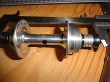 The calculator needs to know the measurement of the over lock nuts here it is 126mm