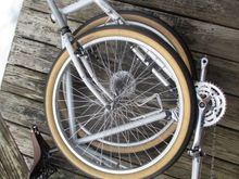 Not really packed for rinko, but here's how the frame, wheels, and fork sit together.