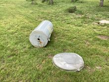 Getting a plastic drip pan. Another item for target practice I guess.