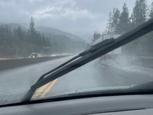 The drive home, north of Redding